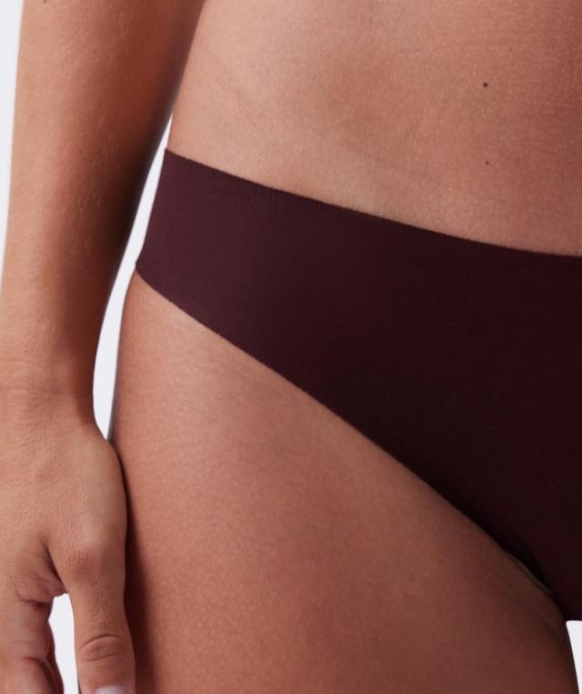 Smooth Comfort Cotton Bikini-Dark Brown
