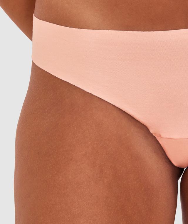 Smooth Comfort Cotton G String - Blush Pink