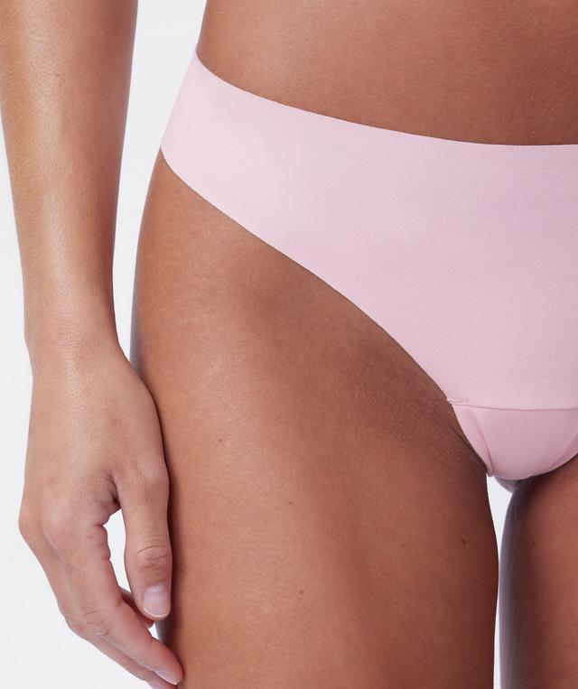 Smooth Comfort Cotton G String - Light Pink