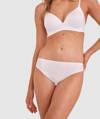 Smooth Comfort Lace Bikini Knicker - Ivory