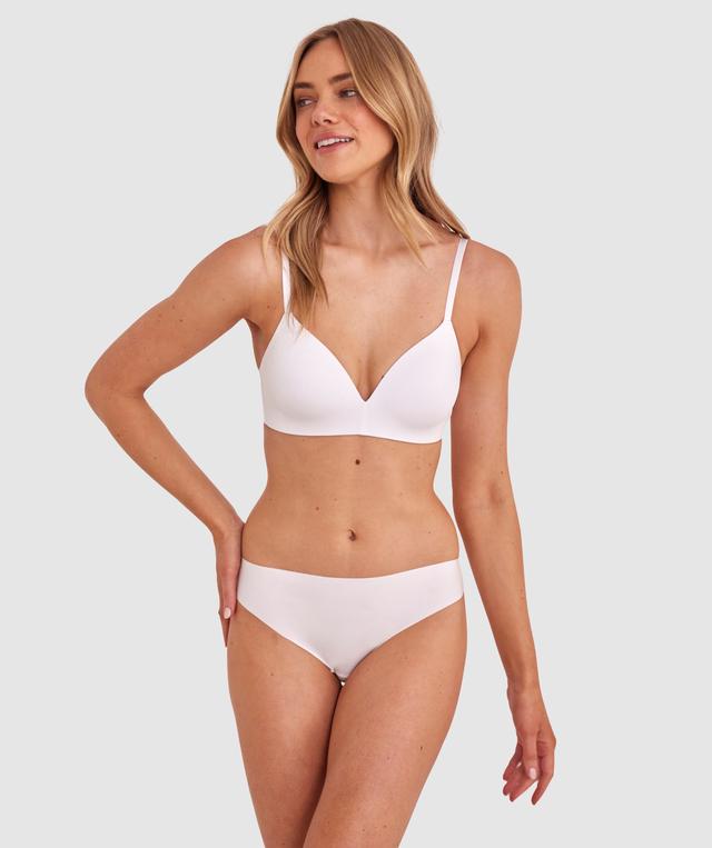 Smooth Comfort Lace Bikini Knicker - Ivory