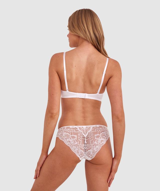 Smooth Comfort Lace Bikini Knicker - Ivory