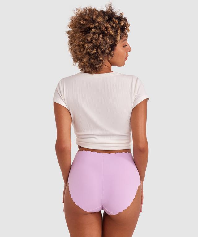Smooth Comfort Scallop Full Brief - Lavender