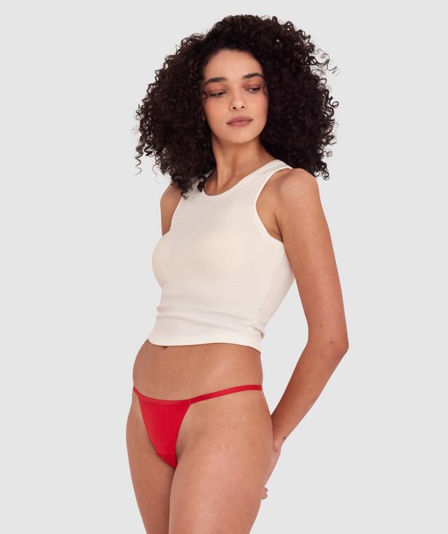 Smooth Comfort String - Dark Red