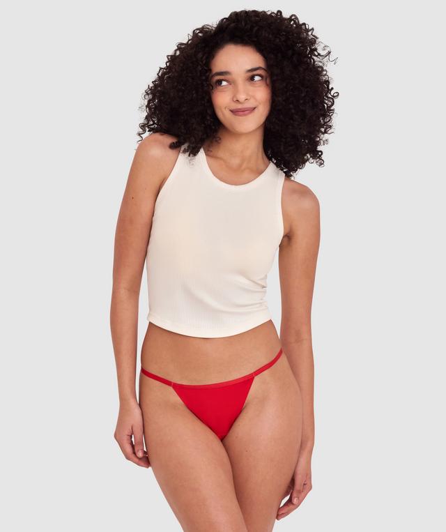 Smooth Comfort String - Dark Red