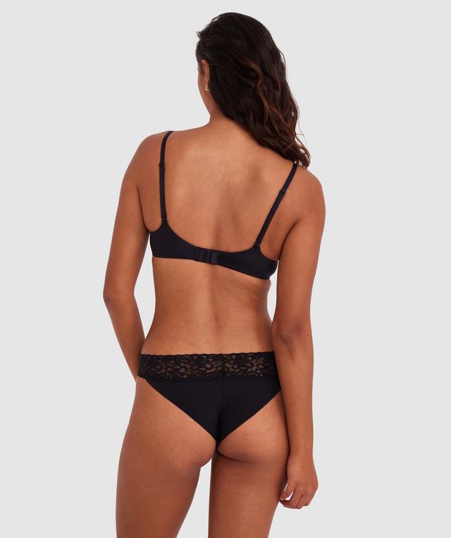 Smooth Eva Brazilian Knicker - Black