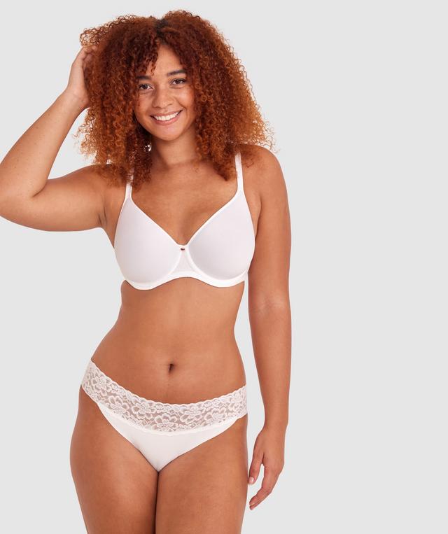 Smooth Eva Brazilian Knicker - Ivory