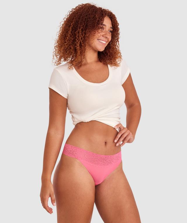 Smooth Eva Brazilian Knicker - Rose