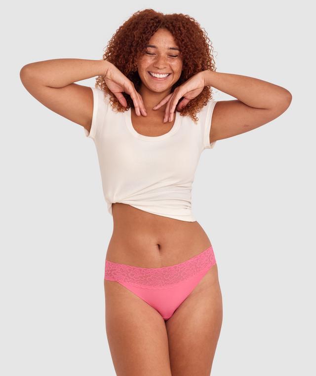 Smooth Eva Brazilian Knicker - Rose