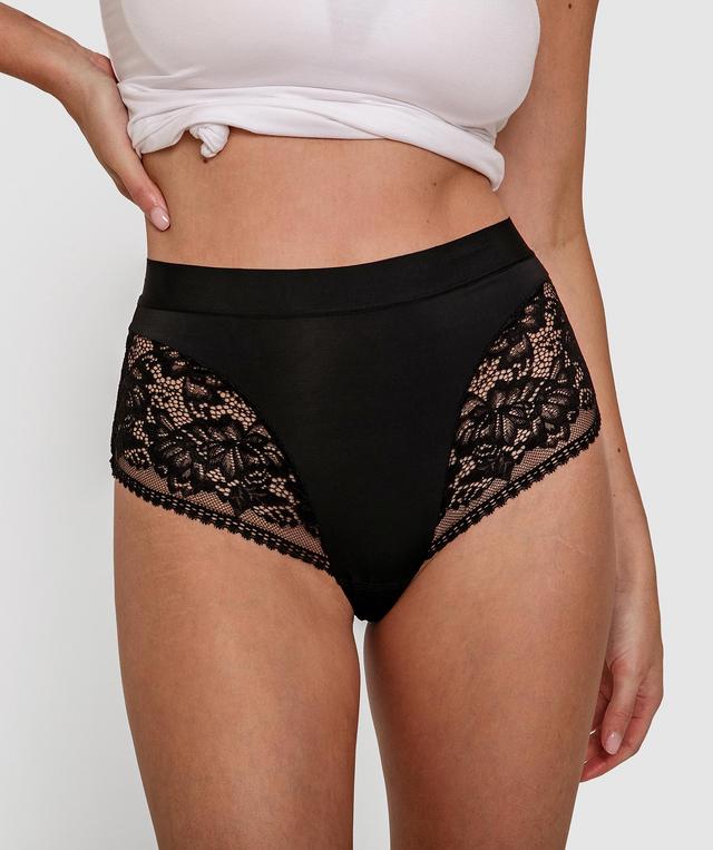 Smooth Luxe Full Brief - Black