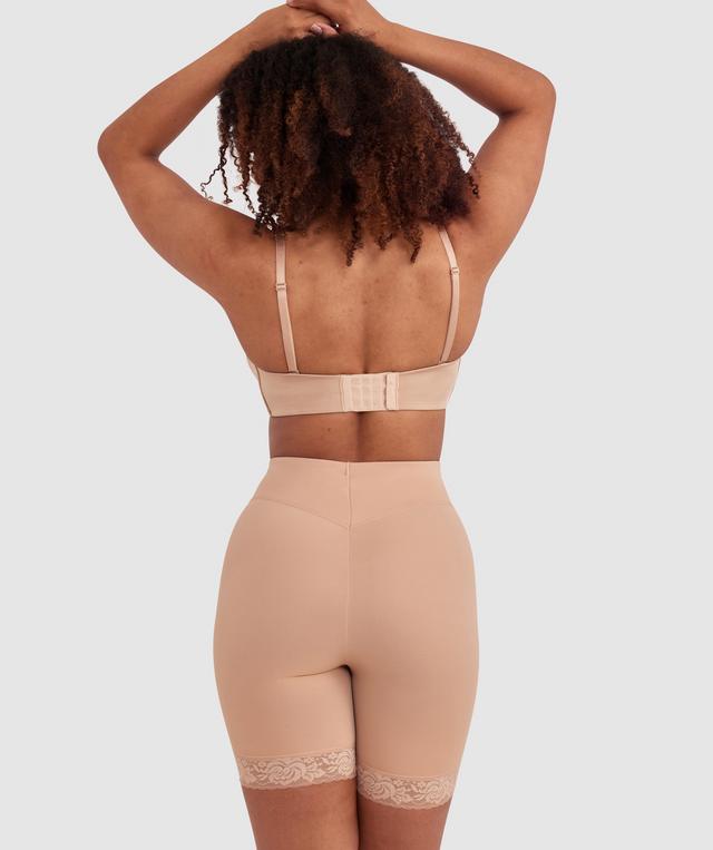 Smooth Microfibre Thigh Shaper - Nude