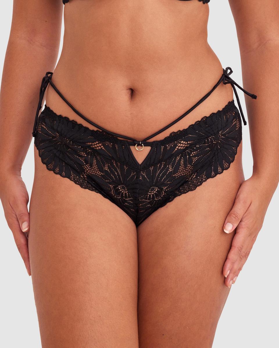 Solana Brazilian Knicker - Black