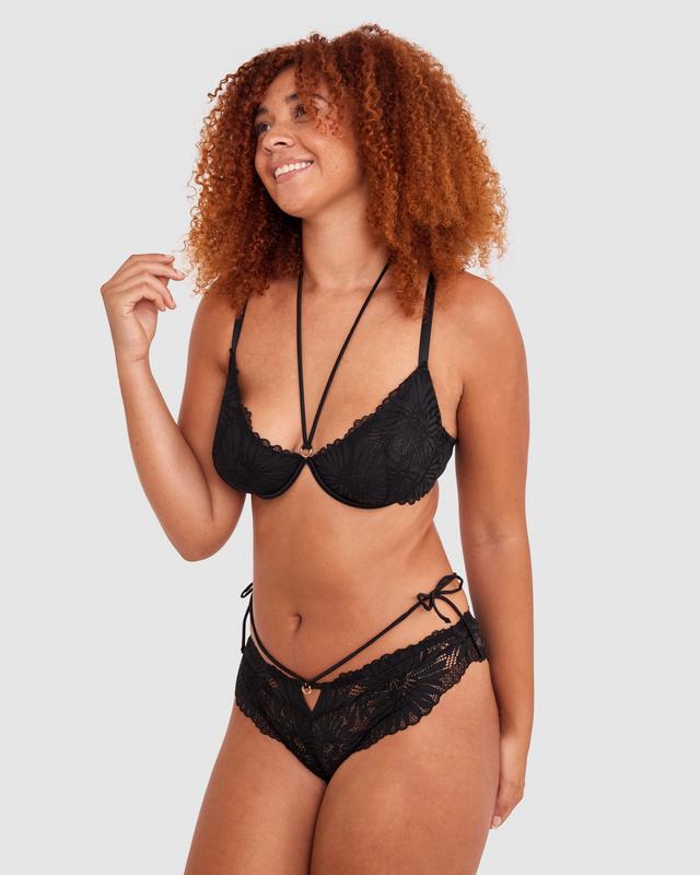 Solana Brazilian Knicker - Black