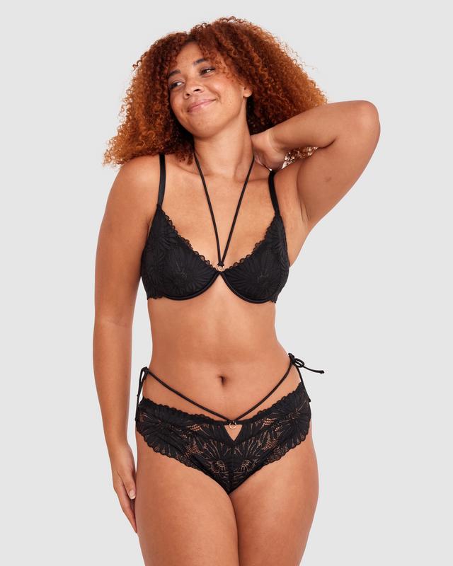 Solana Brazilian Knicker - Black