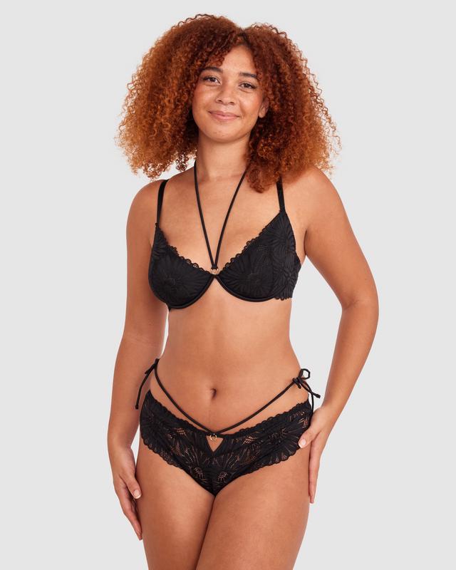 Solana Underwire Bra - Black