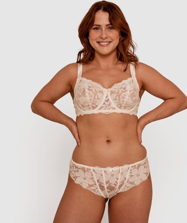 Sophie Brazilian Knicker - Ivory