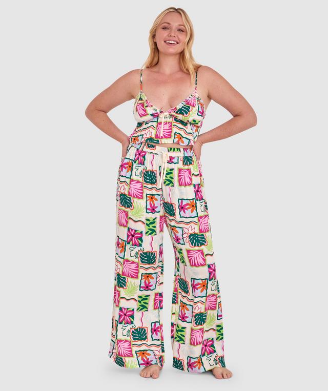 Stella Long Pant - Tropical Print
