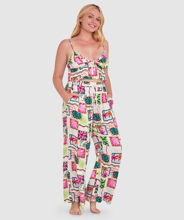 Stella Long Pant - Tropical Print