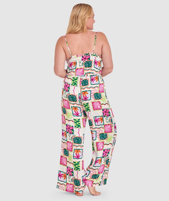 Stella Long Pant - Tropical Print