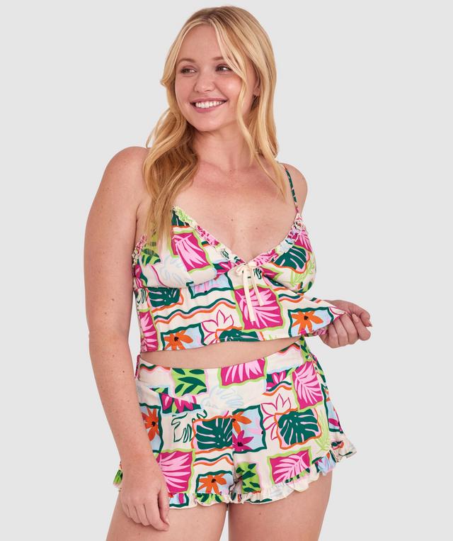 Stella Short - Tropical Print