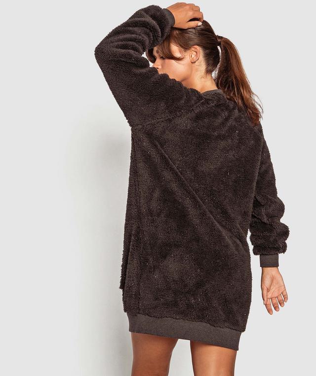 Sunset Glow Longline Jumper - Dark Grey