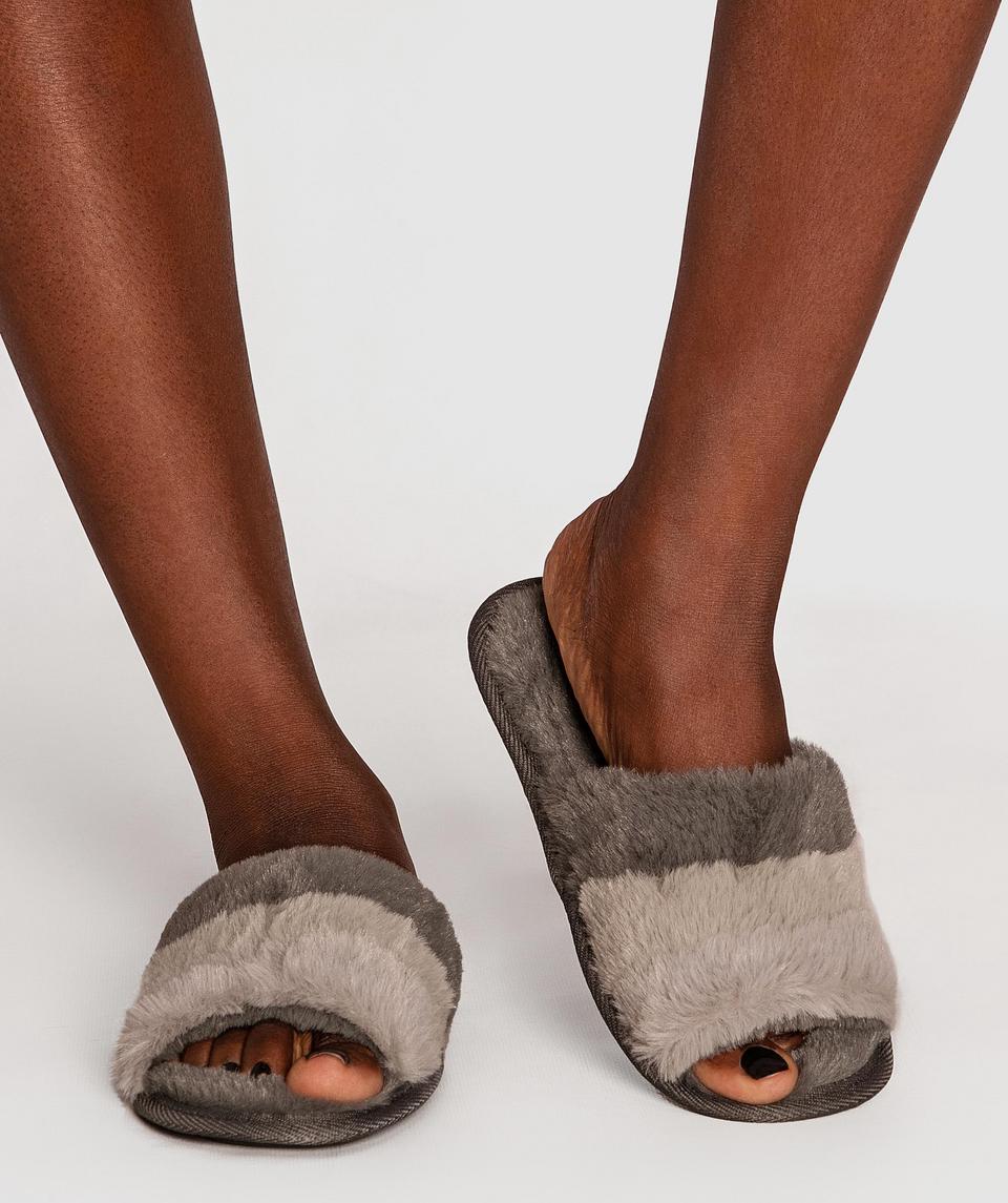 Sunset Glow Slippers - Grey