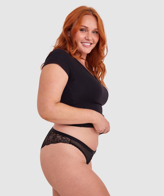 Susannah Brazilian Knicker - Black