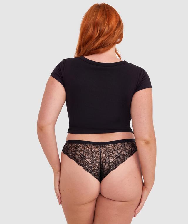 Susannah Brazilian Knicker - Black