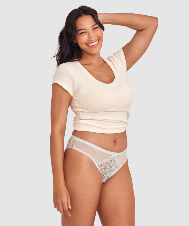 Susannah Brazilian Knicker - Light Green