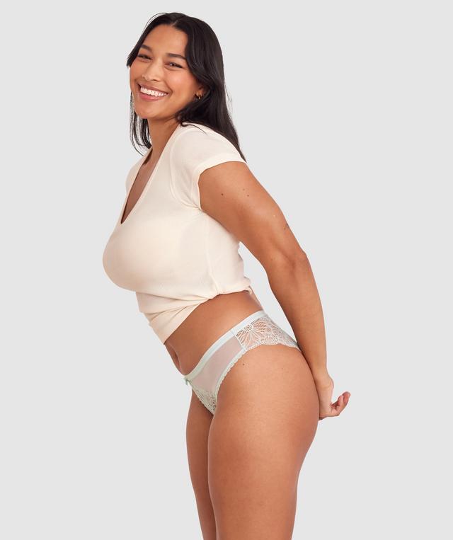 Susannah Brazilian Knicker - Light Green