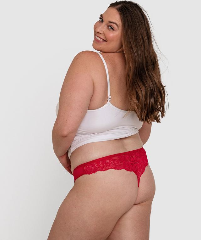 Suzie V String - Red