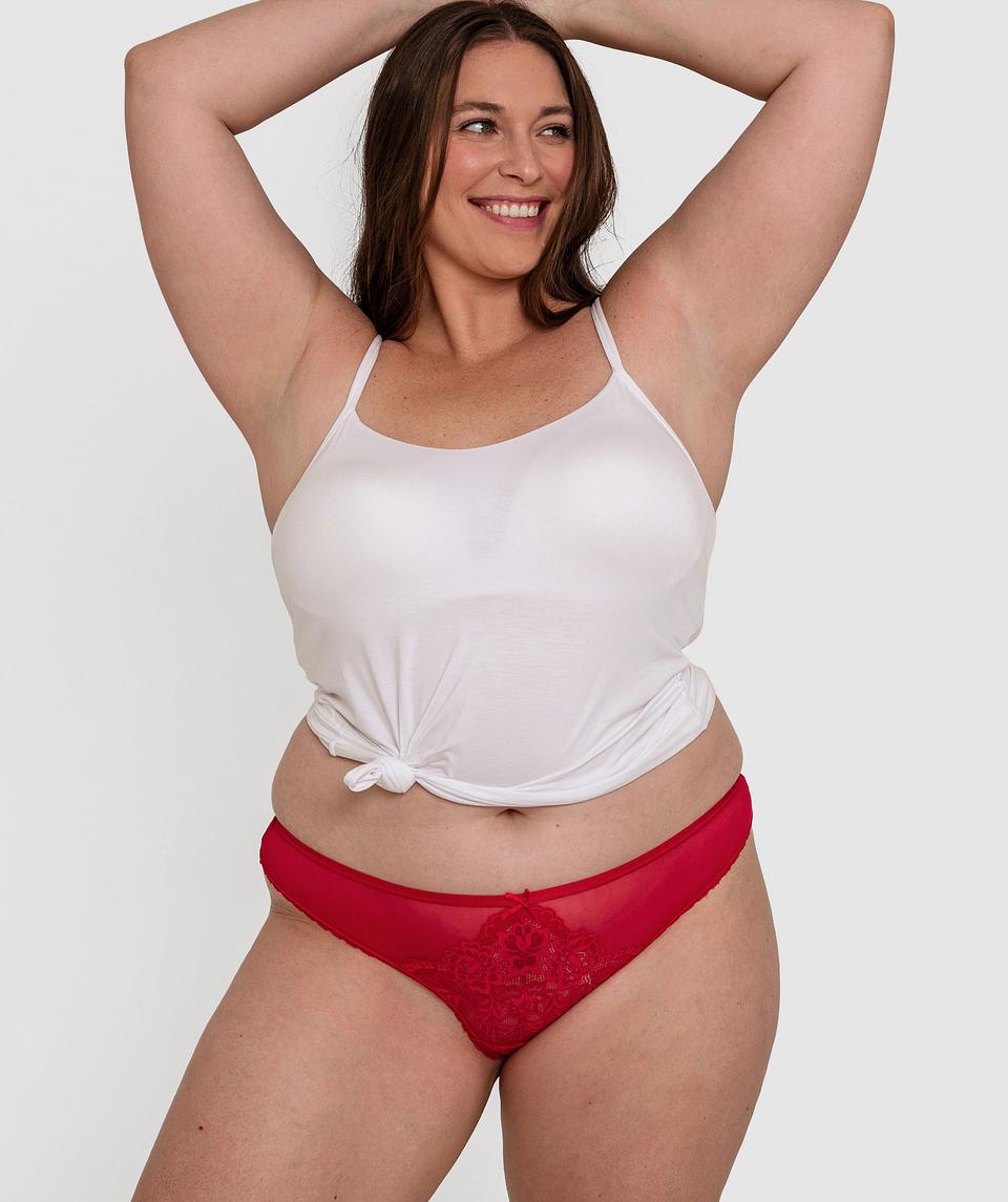 Suzie V String - Red