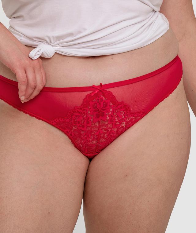 Suzie V String - Red