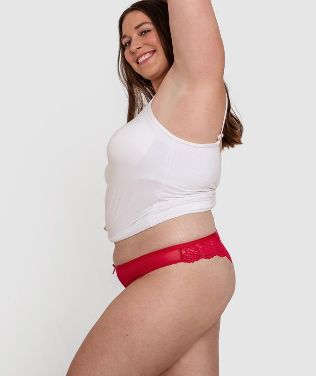 Suzie V String - Red