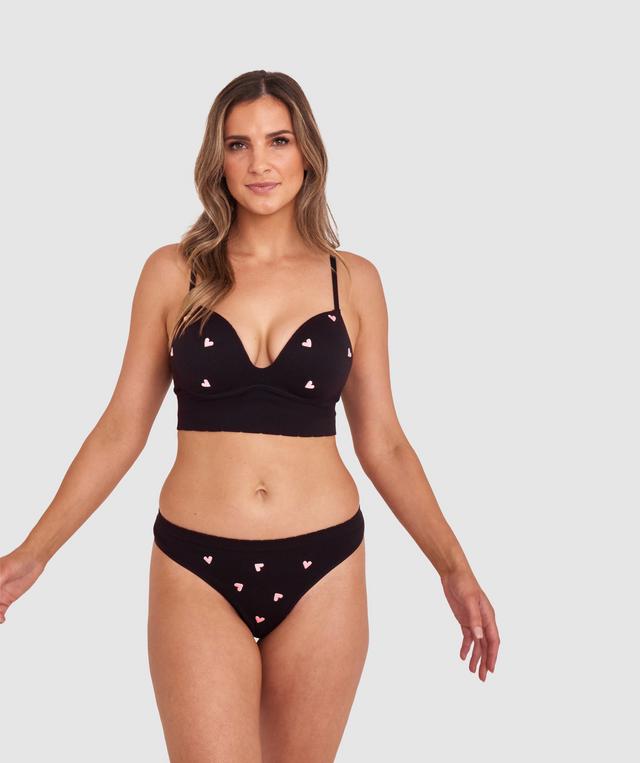 Sweetheart G String - Black
