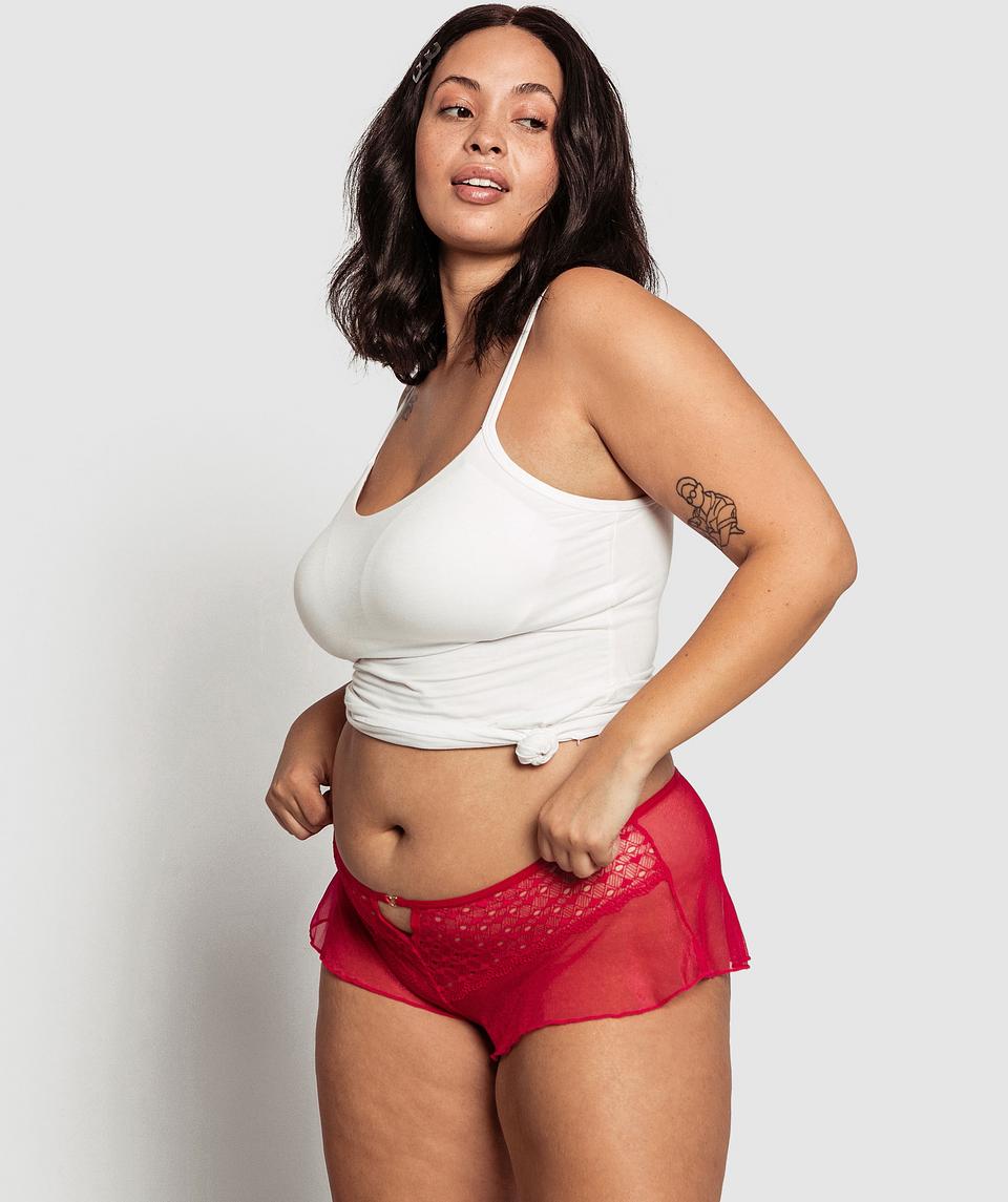 Sweetheart Shortie - Fuchsia Pink