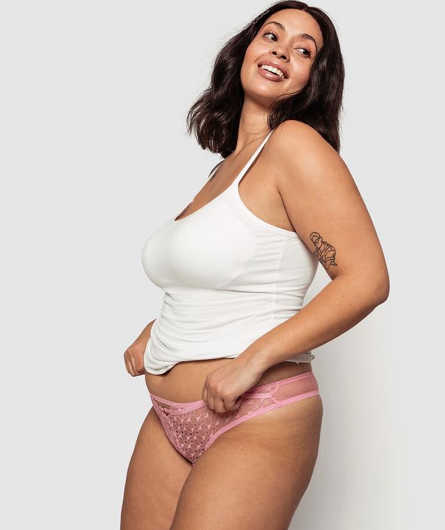 Sweetheart V String - Pink