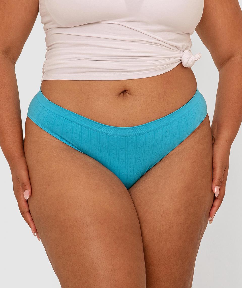 Theodora Bikini Knicker - Ice Blue