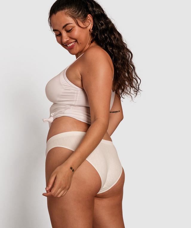 Theodora Bikini Knicker - White