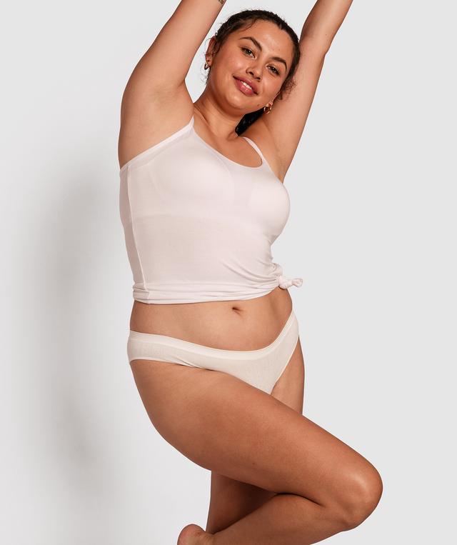 Theodora Bikini Knicker - White