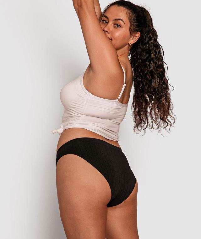Theodora High Waist Knicker - Black