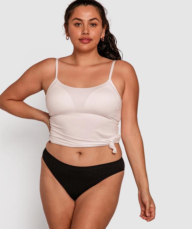 Theodora High Waist Knicker - Black