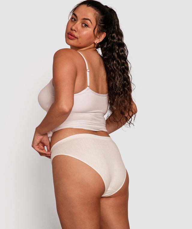 Theodora High Waist Knicker - White