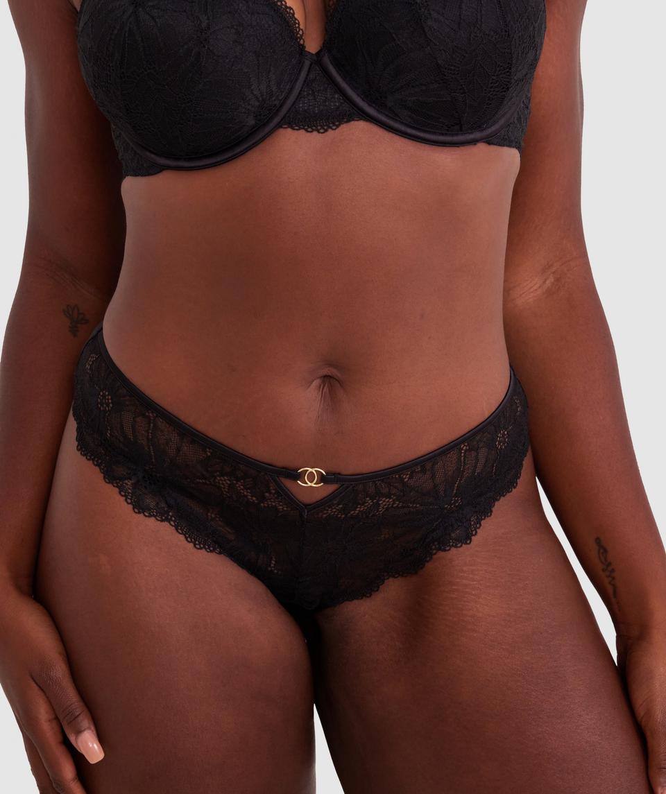 Tia Brazilian Knicker - Black
