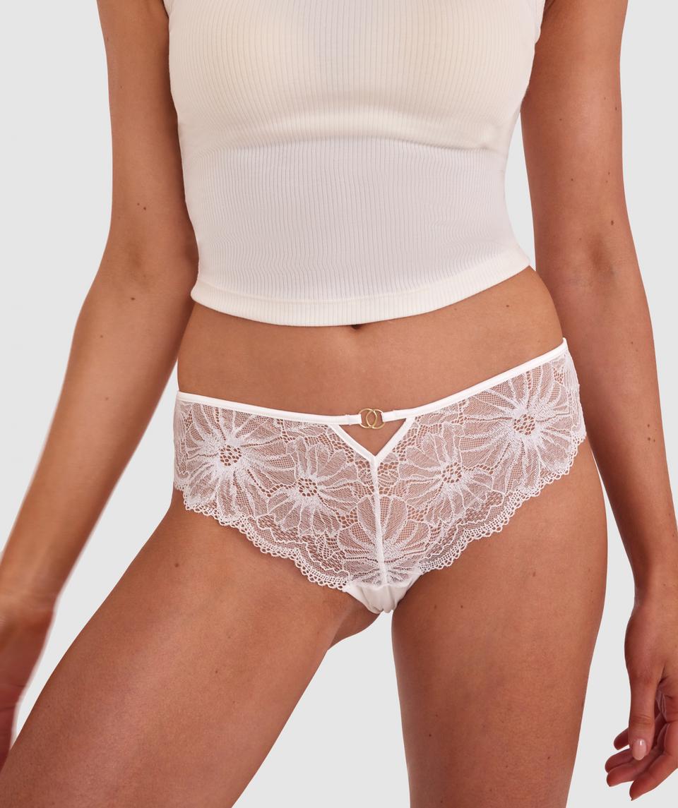 Tia Brazilian Knicker - Ivory