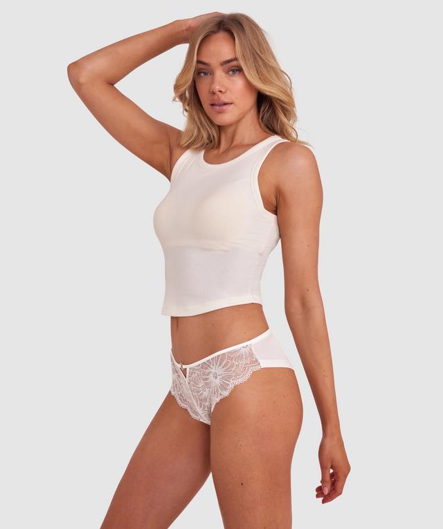 Tia Brazilian Knicker - Ivory