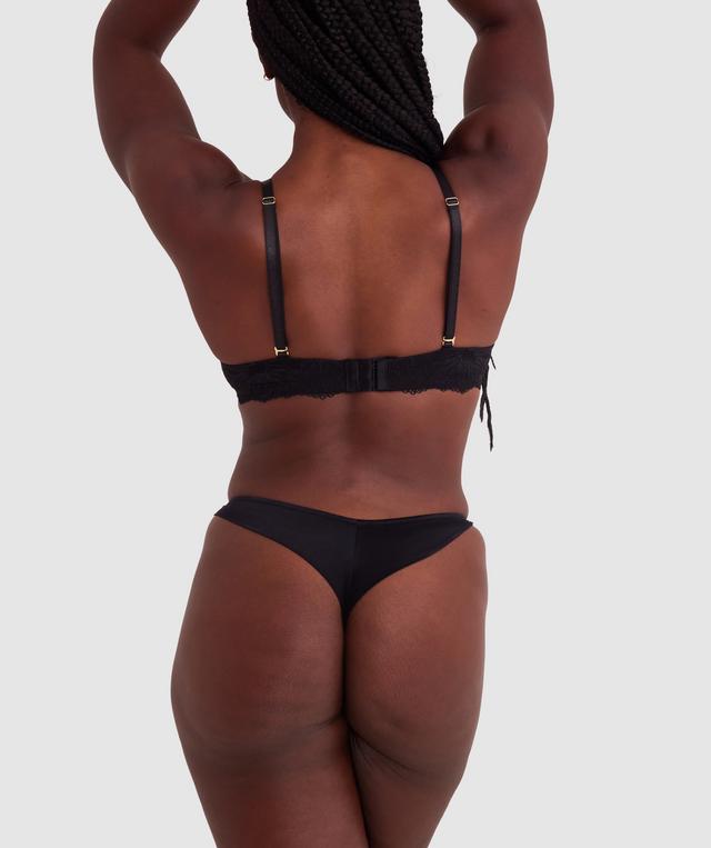 Tia V String - Black