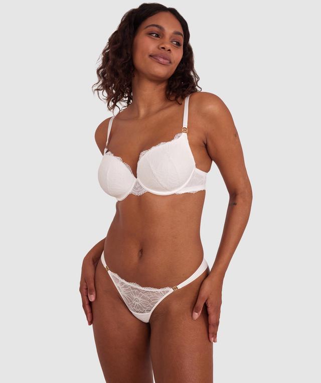 Tia V String - Ivory