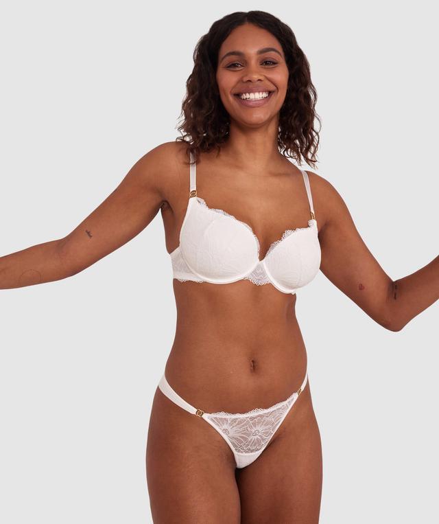 Tia V String - Ivory