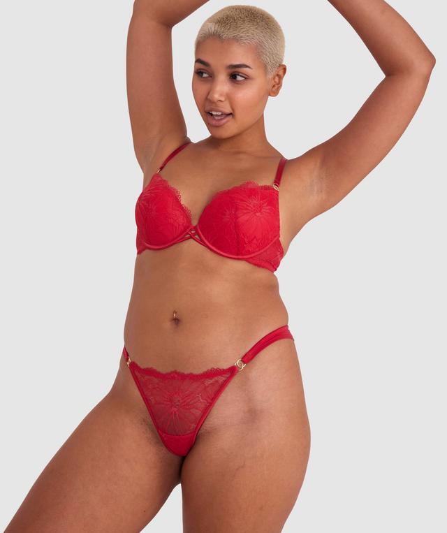 Tia V String - Red